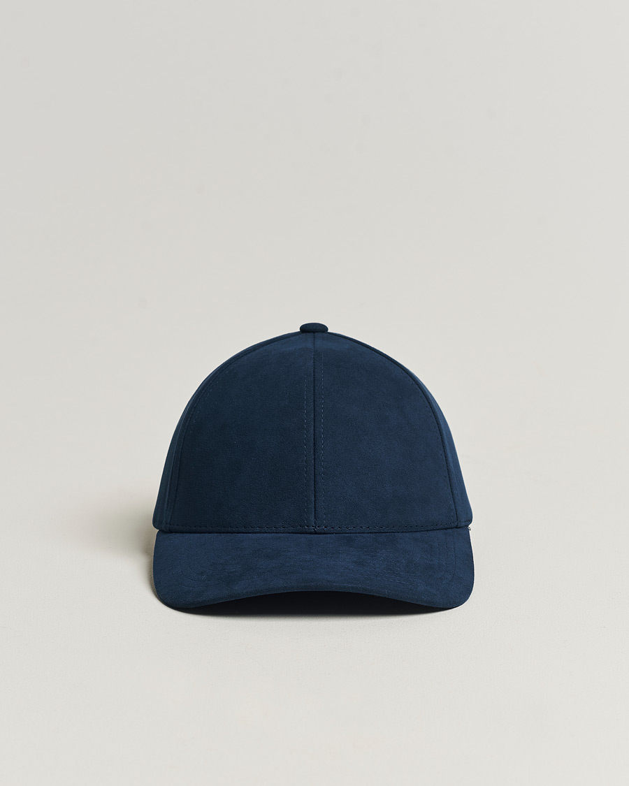Herre | Varsity Headwear Alcantara Baseball Cap Commodore Blue | Varsity Headwear | Alcantara Baseball Cap Commodore Blue