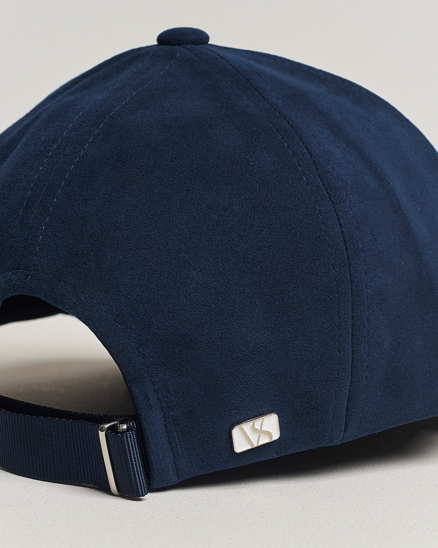 Herre | Varsity Headwear Alcantara Baseball Cap Commodore Blue | Varsity Headwear | Alcantara Baseball Cap Commodore Blue
