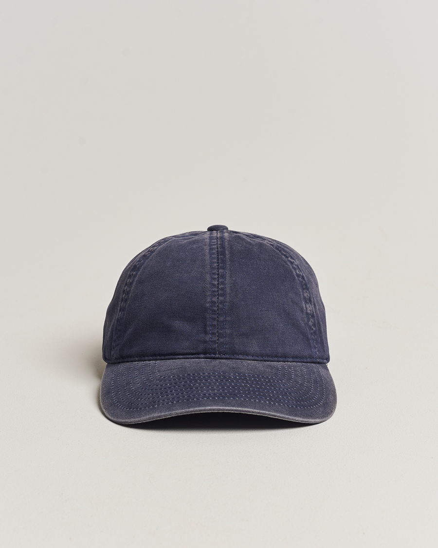 Herre | Varsity Headwear Washed Cotton Baseball Cap Blue | Varsity Headwear | Washed Cotton Baseball Cap Blue