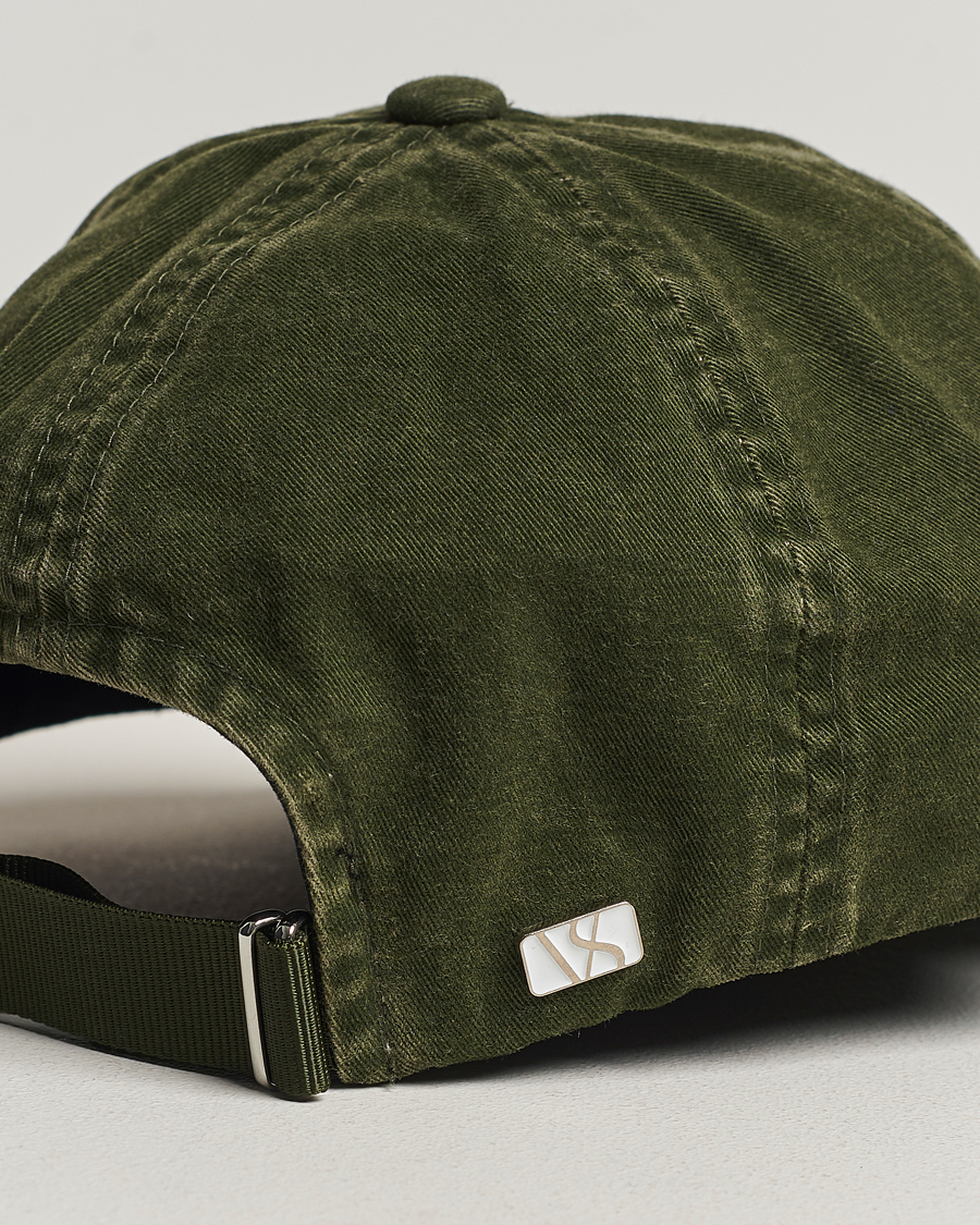 Herre | Varsity Headwear Washed Cotton Baseball Cap Green | Varsity Headwear | Washed Cotton Baseball Cap Green