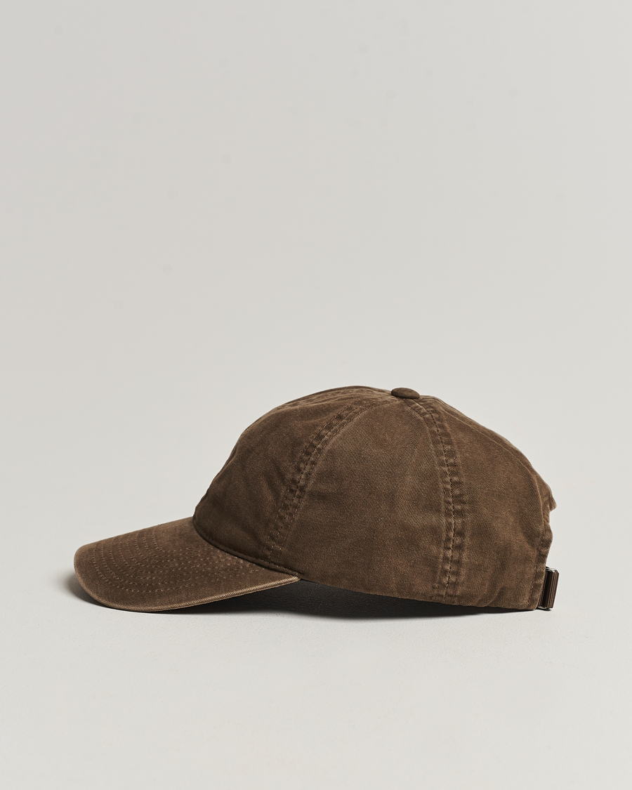 Herre | Assesoarer | Varsity Headwear | Washed Cotton Baseball Cap Dark Beige