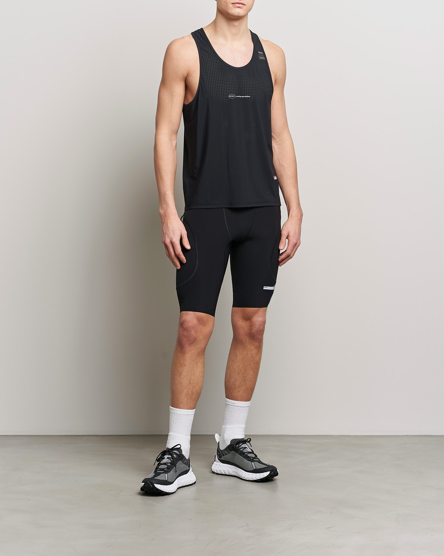 Herre | T-Shirts | Satisfy | Space-O Singlet Black