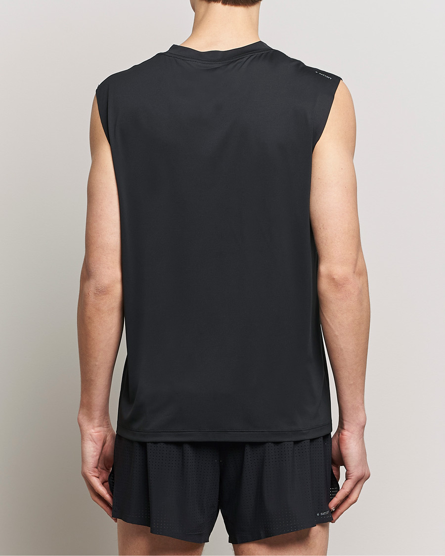 Herre | T-Shirts | Satisfy | AuraLite Muscle Tee Black