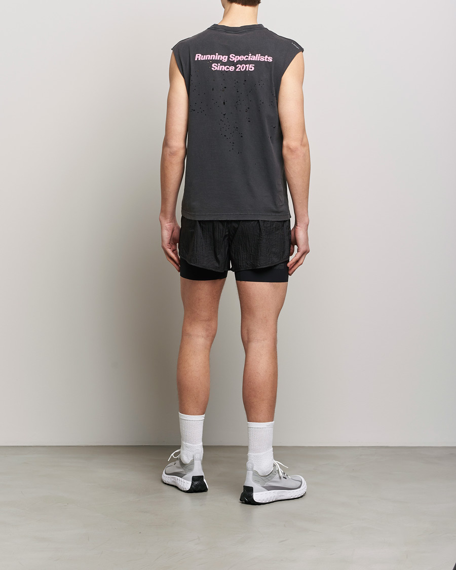 Herre | T-Shirts | Satisfy | MothTech Muscle Tee Aged Black