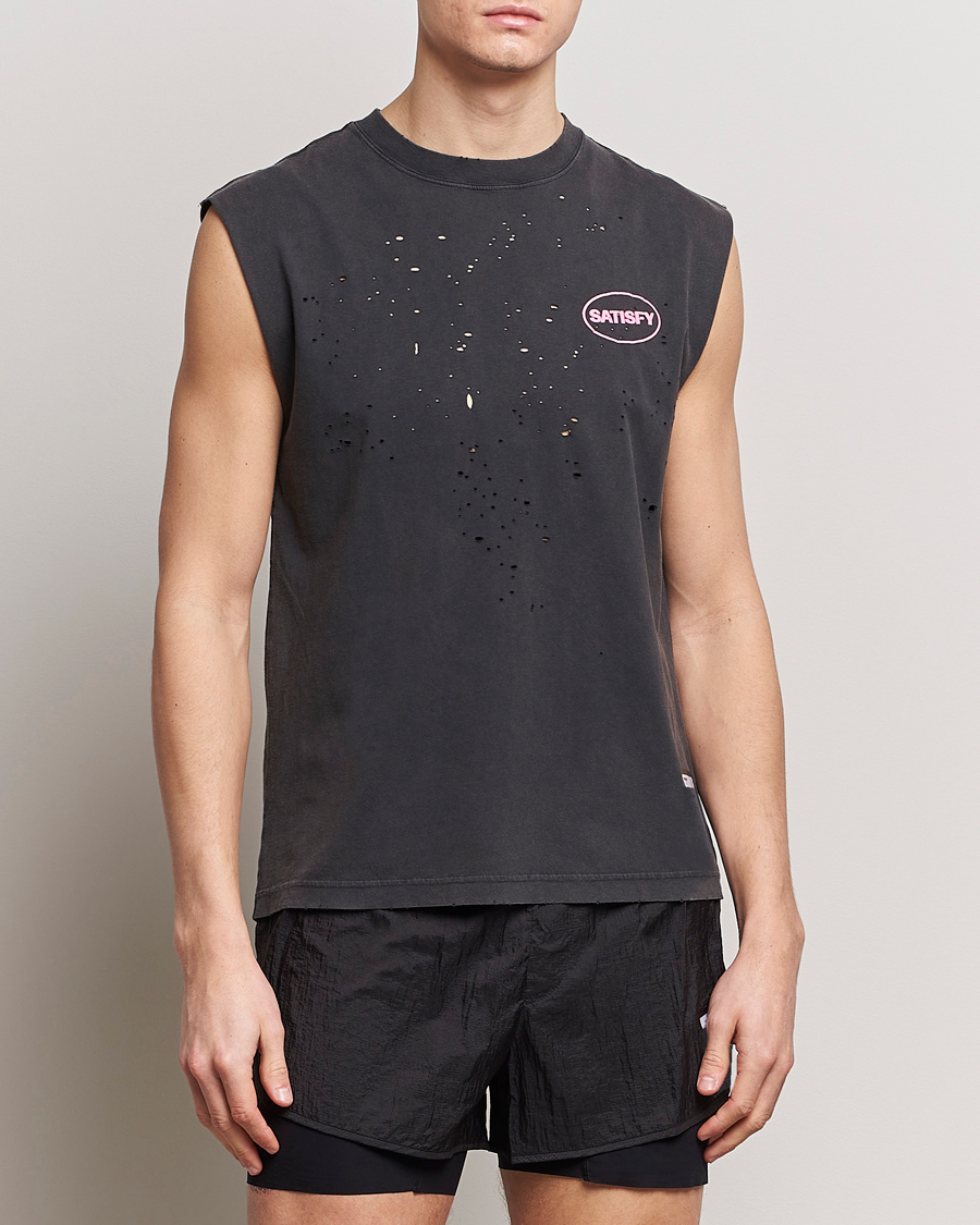 Herre | Trøyer | Satisfy | MothTech Muscle Tee Aged Black