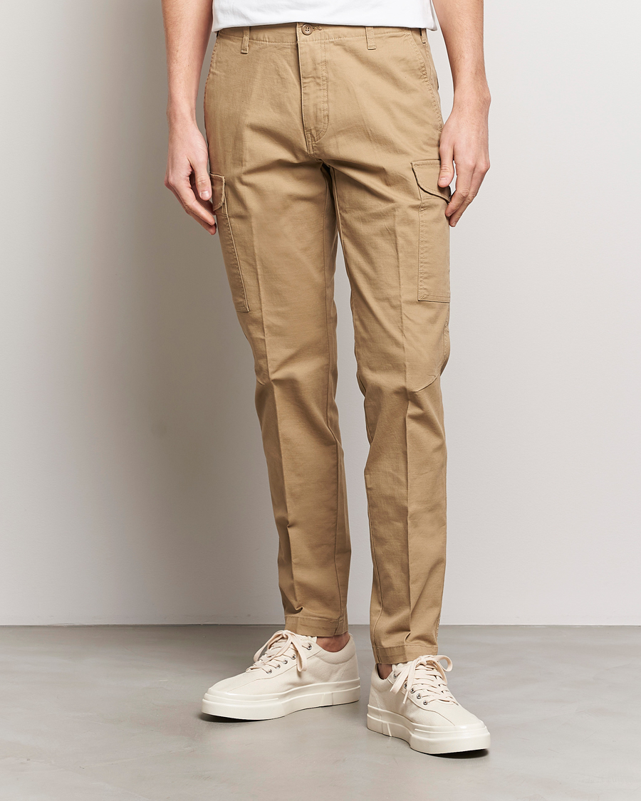 Herre | Cargobukser | Dockers | Slim Cotton Cargo Pants Harvest Gold