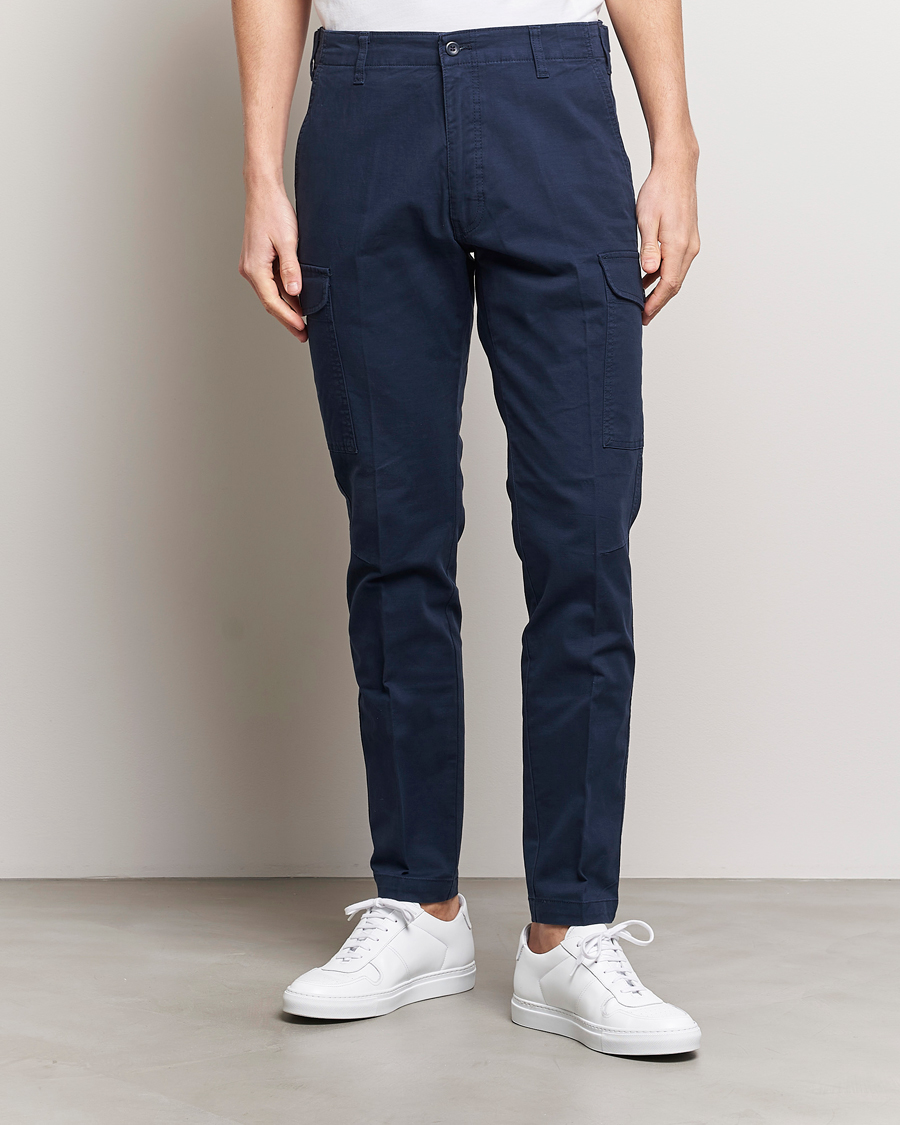 Herre | Bukser | Dockers | Slim Cotton Cargo Pants Navy