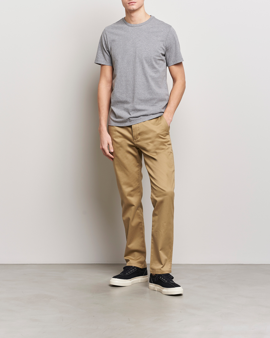 Herre | T-Shirts | Dockers | 2-Pack Cotton T-Shirt Navy/Grey
