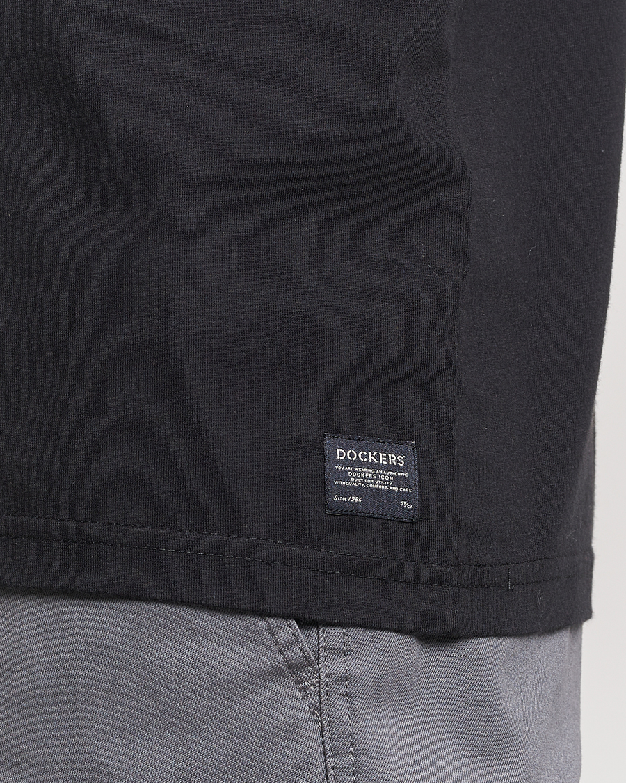 Herre | T-Shirts | Dockers | Original Cotton T-Shirt Black