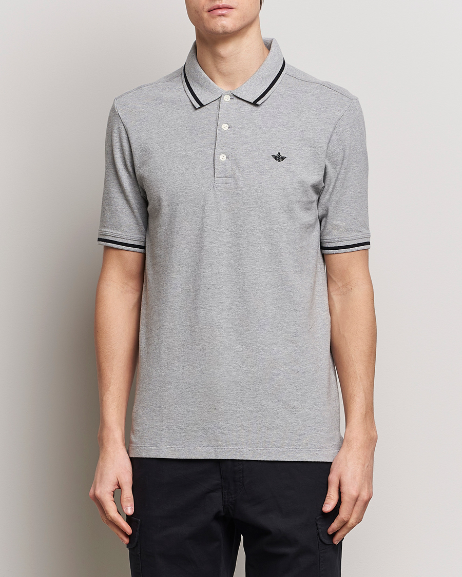 Herre | Avdelinger | Dockers | Original Cotton Polo Mid Grey Heather