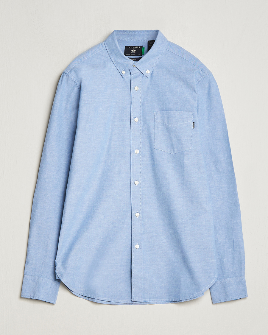Herre | Skjorter | Dockers | Cotton Stretch Oxford Shirt Delft