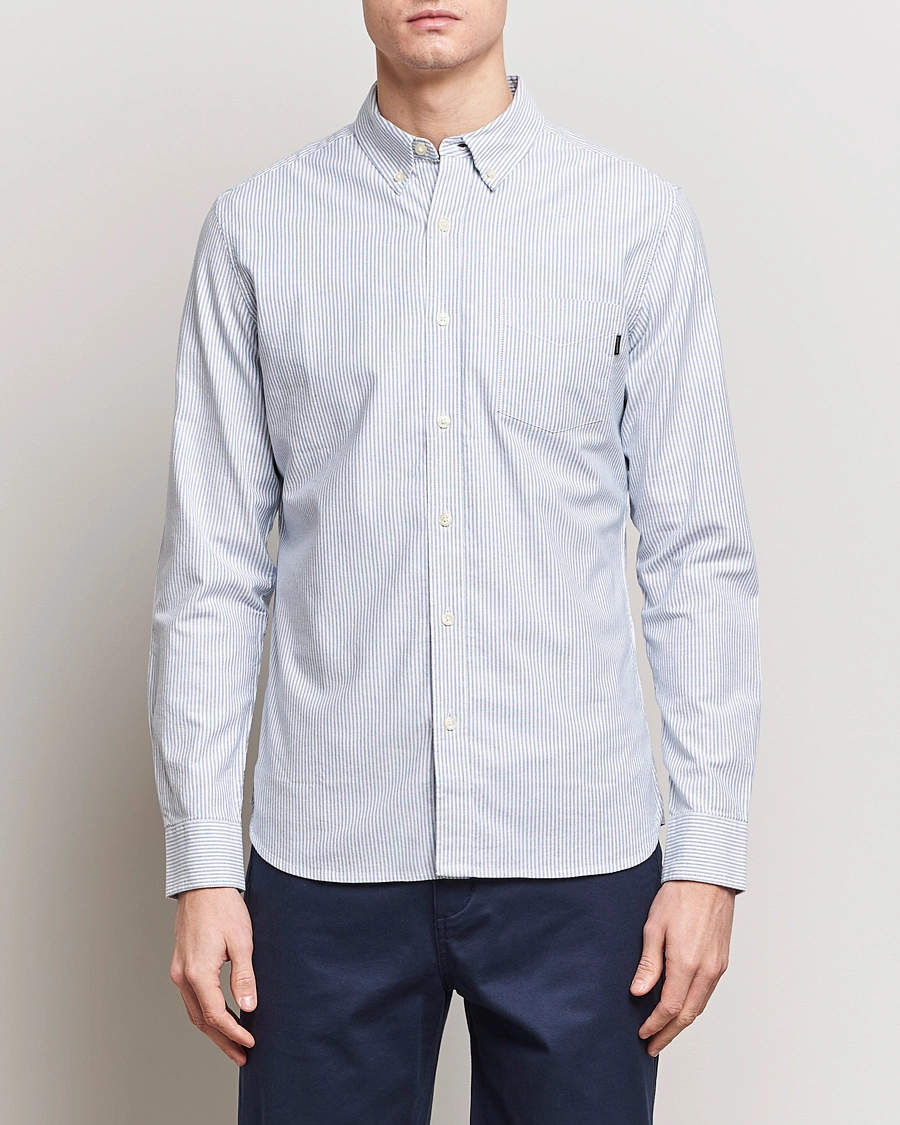 Men |  | Dockers | Cotton Stretch Oxford Shirt Bengal Stripe