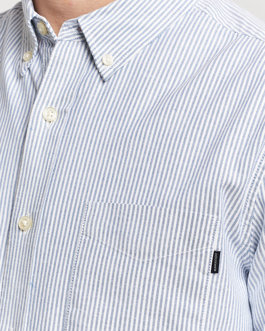 Herre | Skjorter | Dockers | Cotton Stretch Oxford Shirt Striped Delft