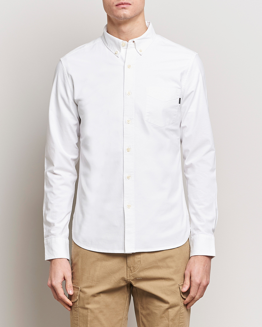 Herre | Skjorter | Dockers | Cotton Stretch Oxford Shirt Paper White