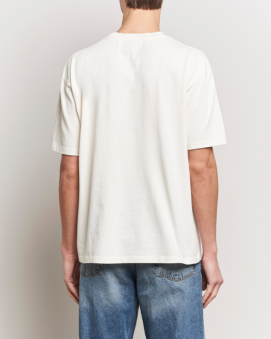 Herre | T-Shirts | Palmes | Dyed T-Shirt Off White