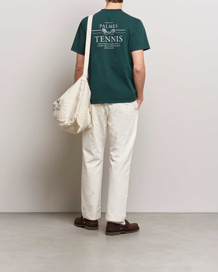 Herre | T-Shirts | Palmes | Vichi Pocket T-Shirt Dark Green