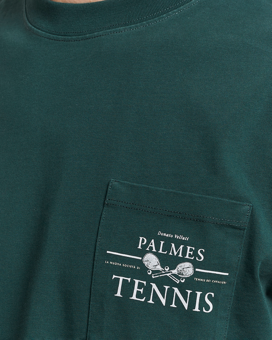 Herre | T-Shirts | Palmes | Vichi Pocket T-Shirt Dark Green