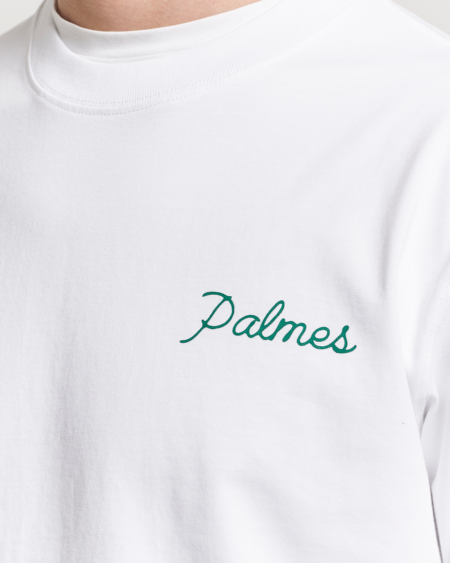 Herre | T-Shirts | Palmes | Sunset Long Sleeve T-Shirt White