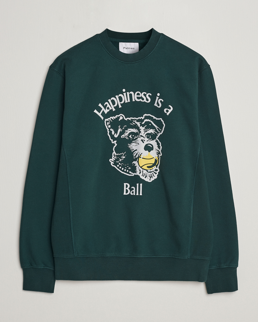 Herre | Gensere | Palmes | Dog Crew Neck Sweatshirt Dark Green