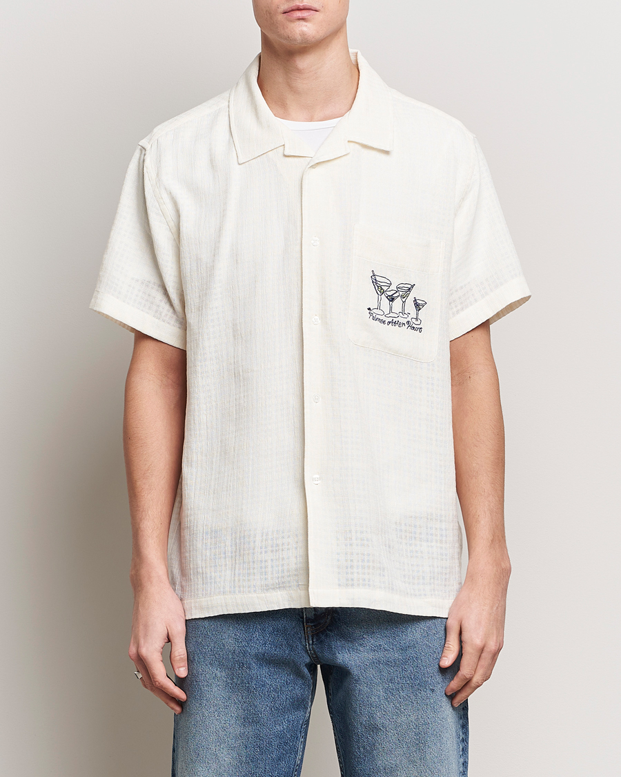 Herre | Lojalitetstilbud | Palmes | Martini Short Sleeve Shirt Off White