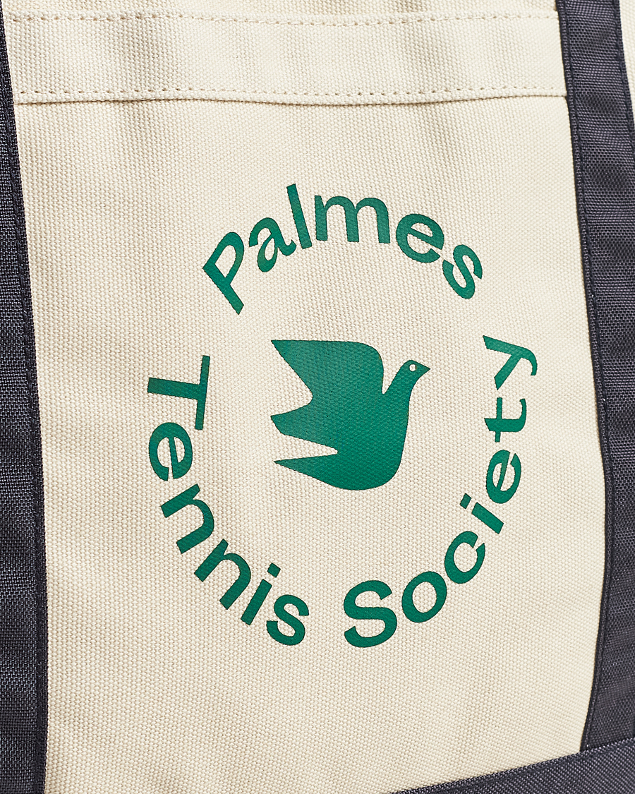 Herre | Palmes Society Tote Bag White/Navy | Palmes | Society Tote Bag White/Navy