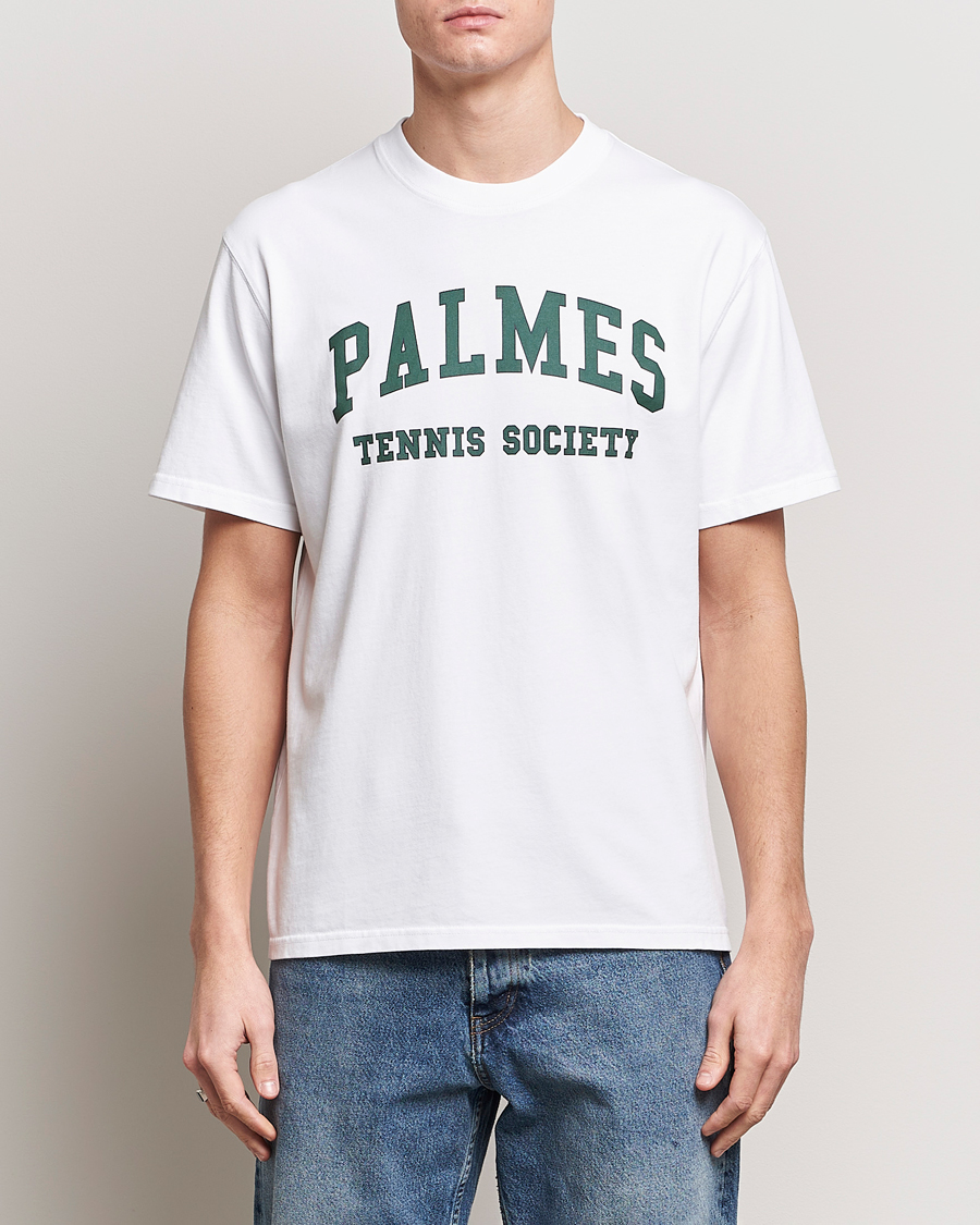 Herre | T-Shirts | Palmes | Ivan T-Shirt White