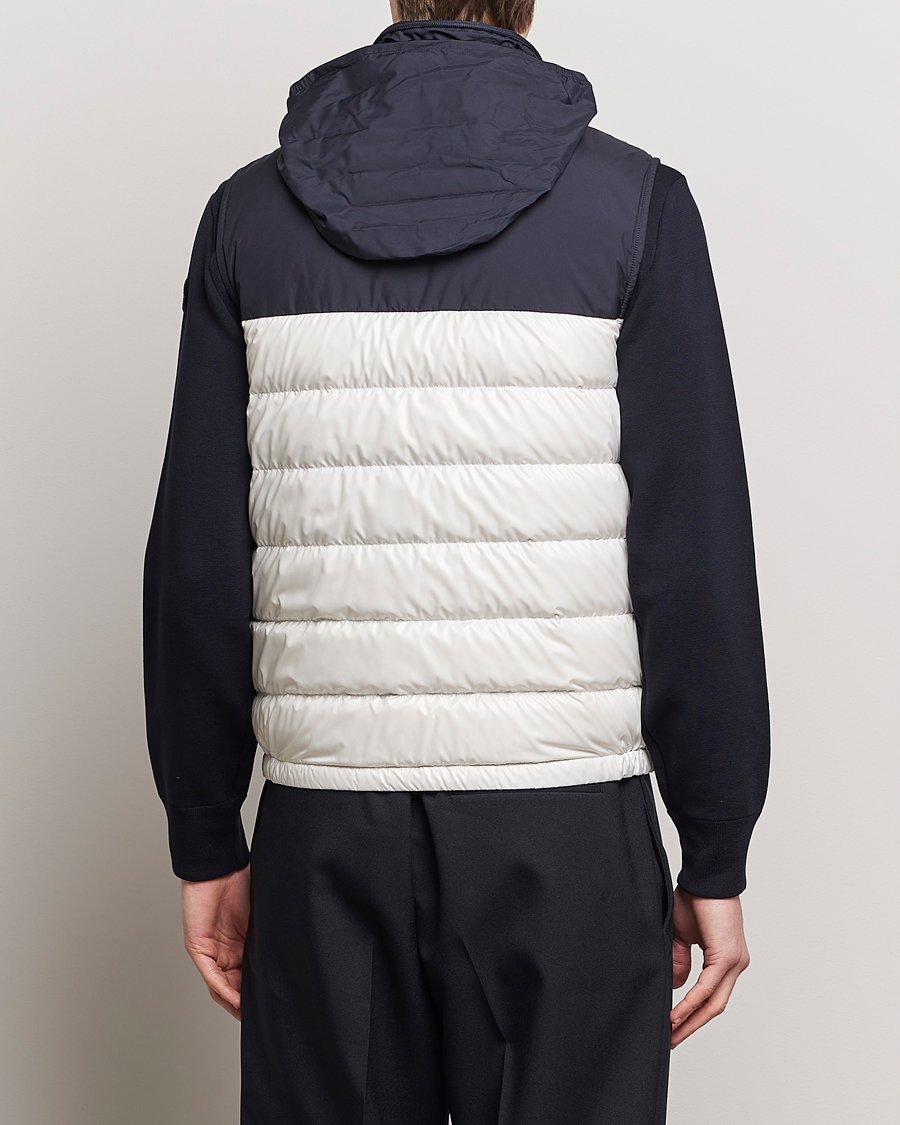 Herre | Jakker | Moncler | Cerces Down Vest Off White/Navy