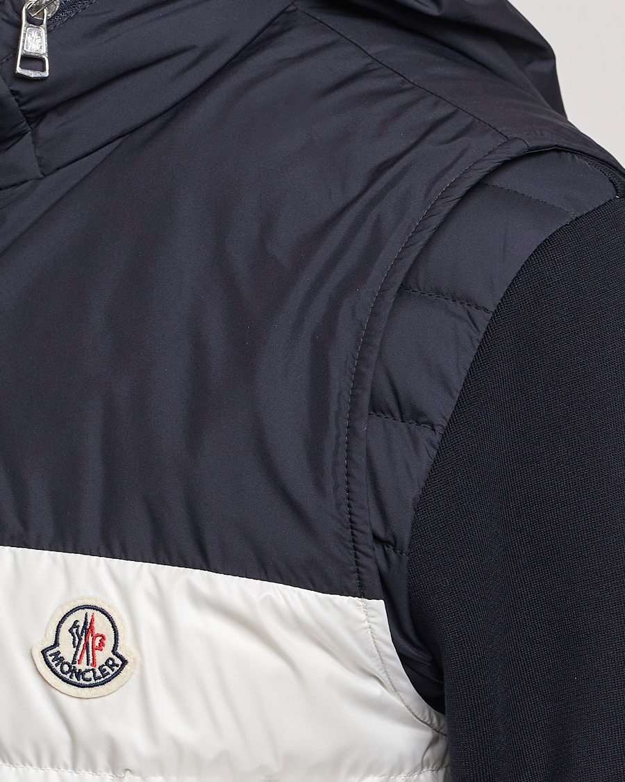 Herre | Jakker | Moncler | Cerces Down Vest Off White/Navy