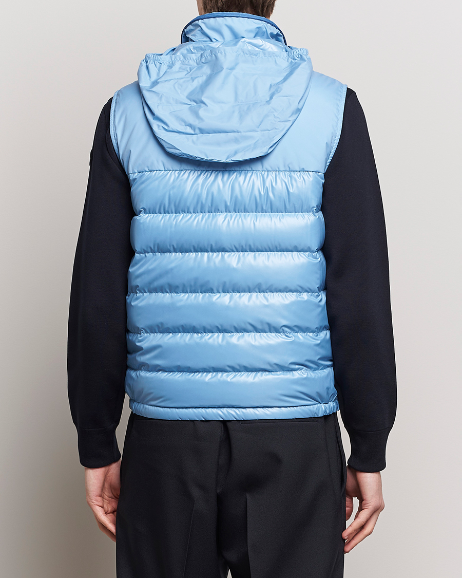 Herre | Jakker | Moncler | Cerces Down Vest Light Blue