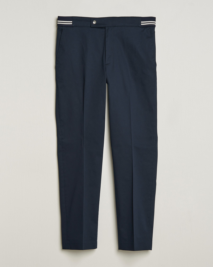Herre | Bukser | Moncler | Contrast Banded Trousers Navy