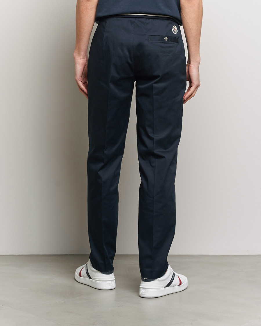 Herre | Bukser | Moncler | Contrast Banded Trousers Navy