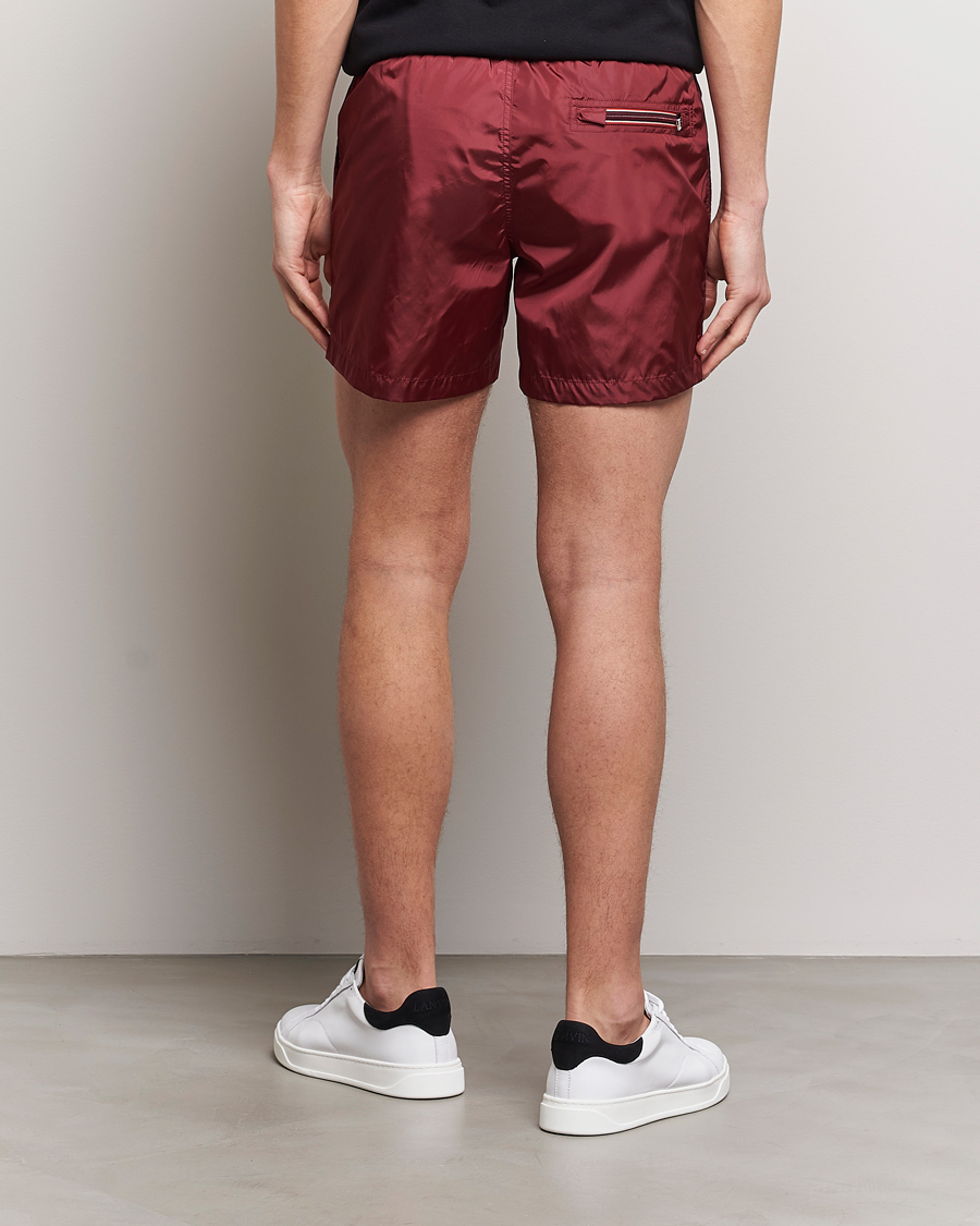 Herre | Badeshorts | Moncler | Nylon Swim Shorts Burgundy