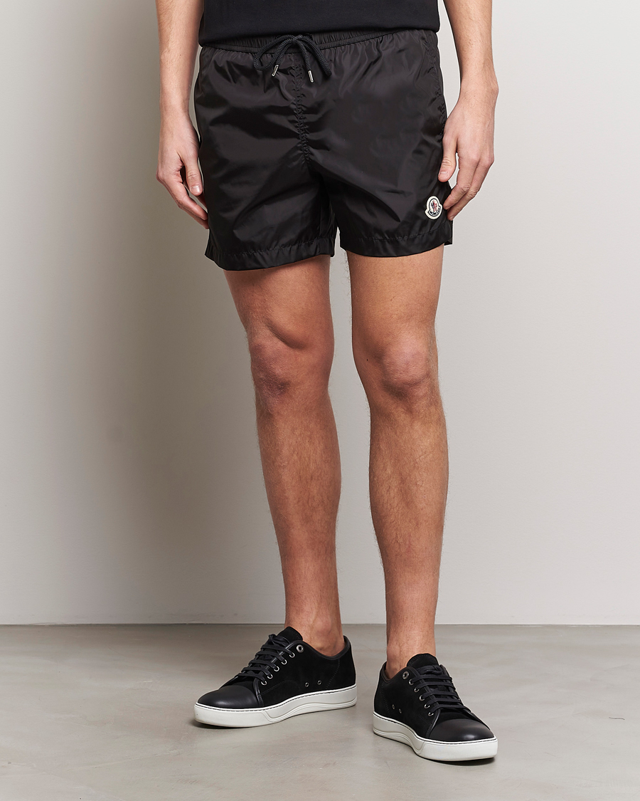 Herre | Badeshorts | Moncler | Nylon Swim Shorts Black