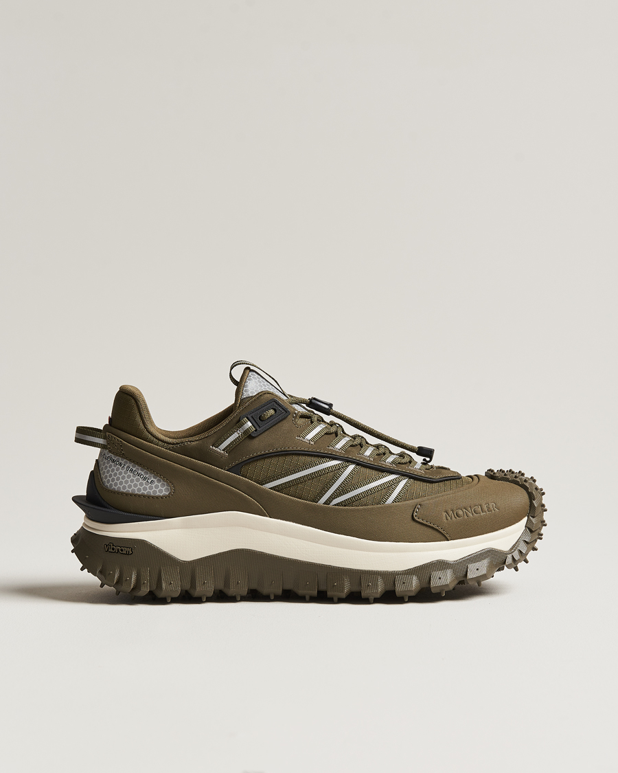 Herre | Moncler Trailgrip Low Sneakers Military Green | Moncler | Trailgrip Low Sneakers Military Green