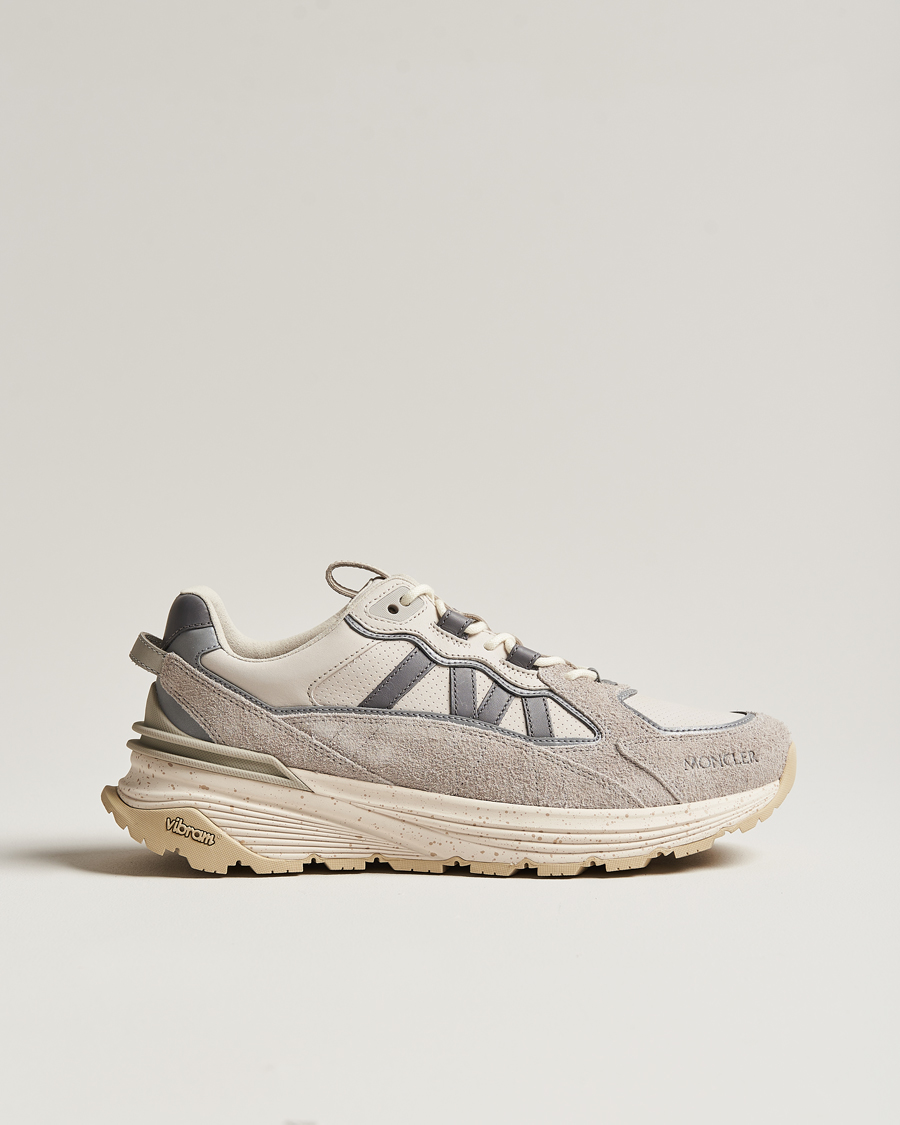 Herre | Moncler Lite Runner Sneakers Light Grey | Moncler | Lite Runner Sneakers Light Grey