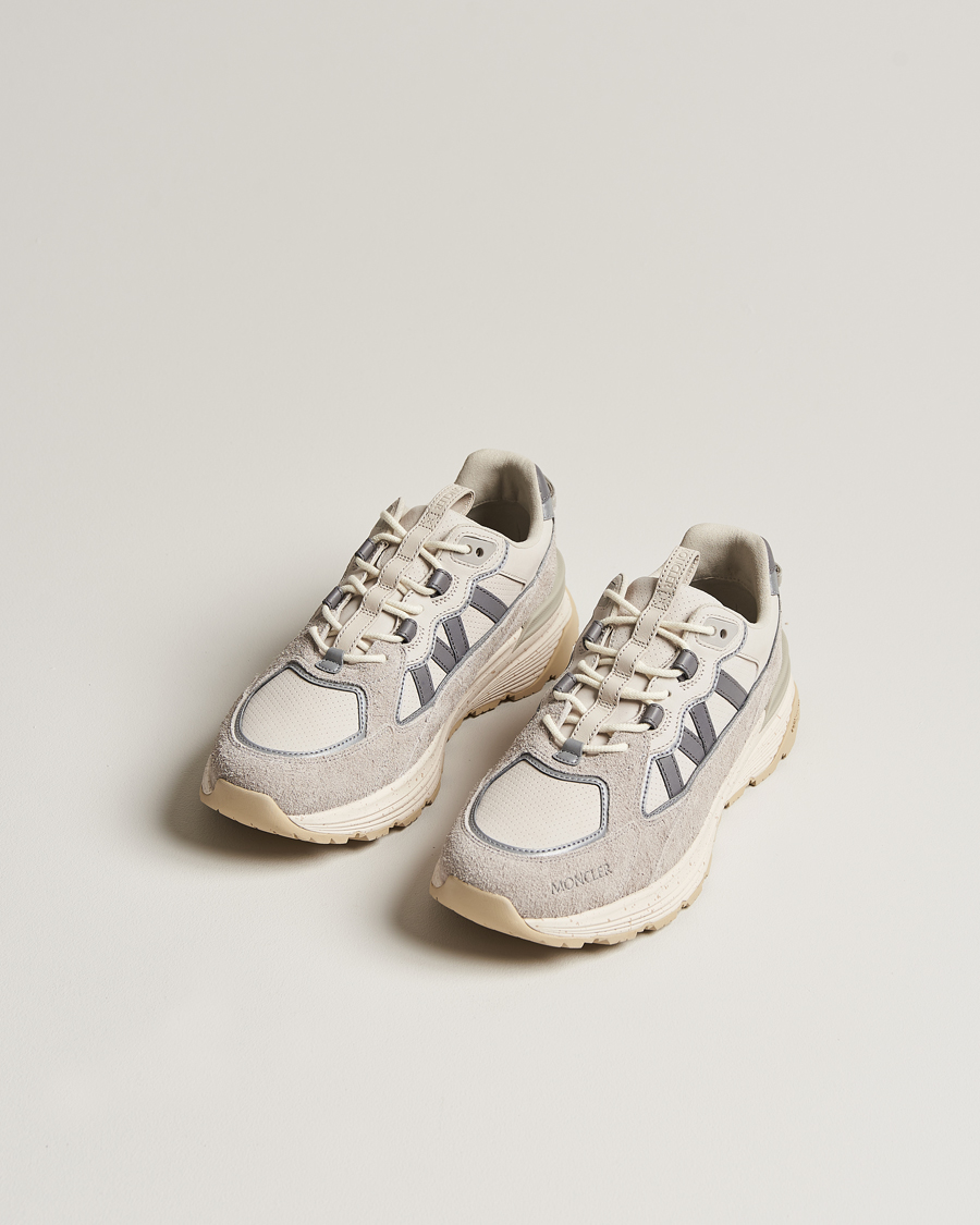 Herre | Moncler Lite Runner Sneakers Light Grey | Moncler | Lite Runner Sneakers Light Grey