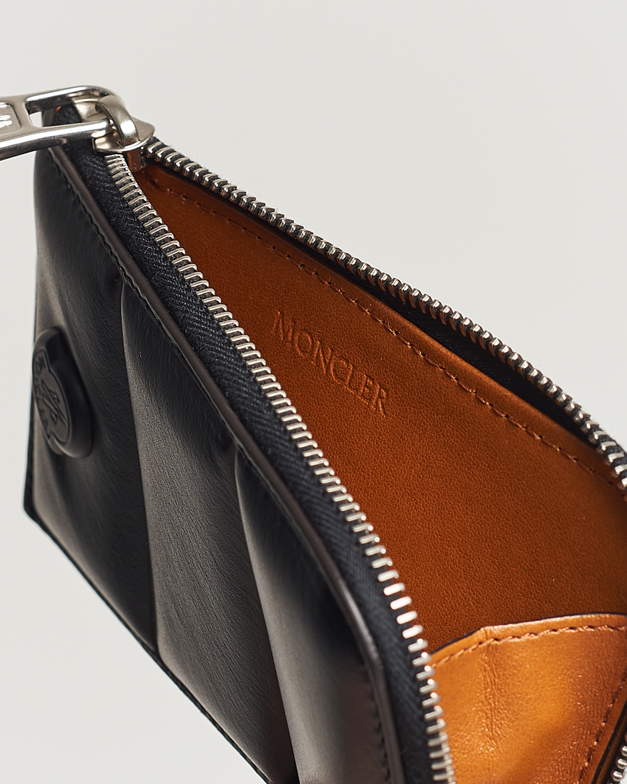 Herre | Moncler Flat Card Holder Black | Moncler | Flat Card Holder Black