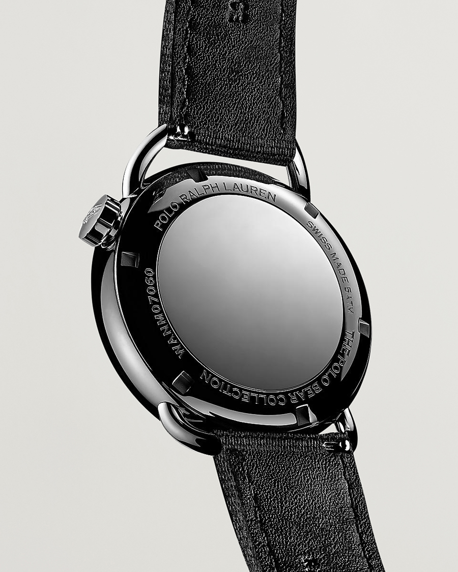 Herre | Skinnrem | Polo Ralph Lauren | 42mm Automatic Tartan White Dial