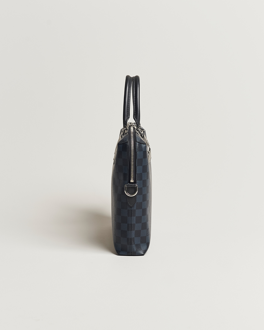Herre | Louis Vuitton Pre-Owned Porte-Documents Jour Briefcase Damier Navy | Louis Vuitton Pre-Owned | Porte-Documents Jour Briefcase Damier Navy