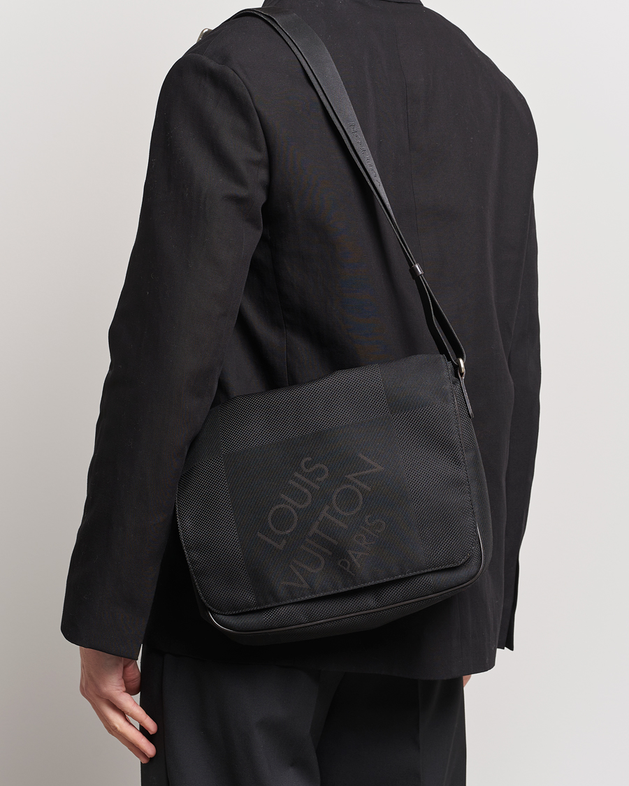 Herre | Louis Vuitton Pre-Owned Canvas Messenger Bag Damier Geant | Louis Vuitton Pre-Owned | Canvas Messenger Bag Damier Geant