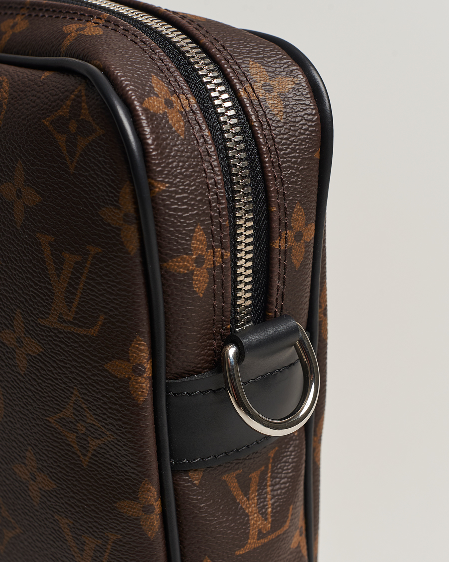 Herre | Louis Vuitton Pre-Owned Porte-Documents Voyage Briefcase Monogram Macassar | Louis Vuitton Pre-Owned | Porte-Documents Voyage Briefcase Monogram Macassar