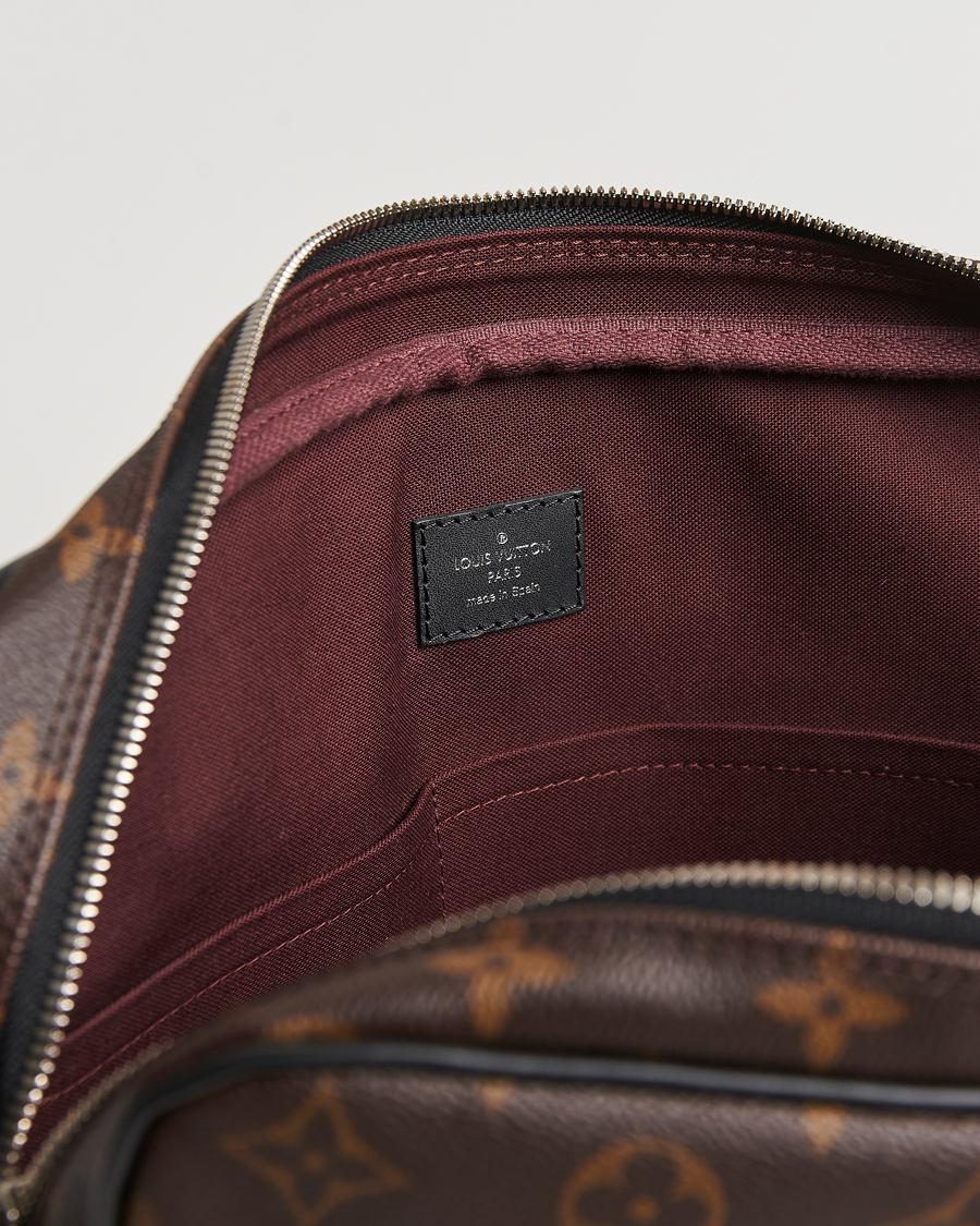 Herre | Louis Vuitton Pre-Owned Porte-Documents Voyage Briefcase Monogram Macassar | Louis Vuitton Pre-Owned | Porte-Documents Voyage Briefcase Monogram Macassar