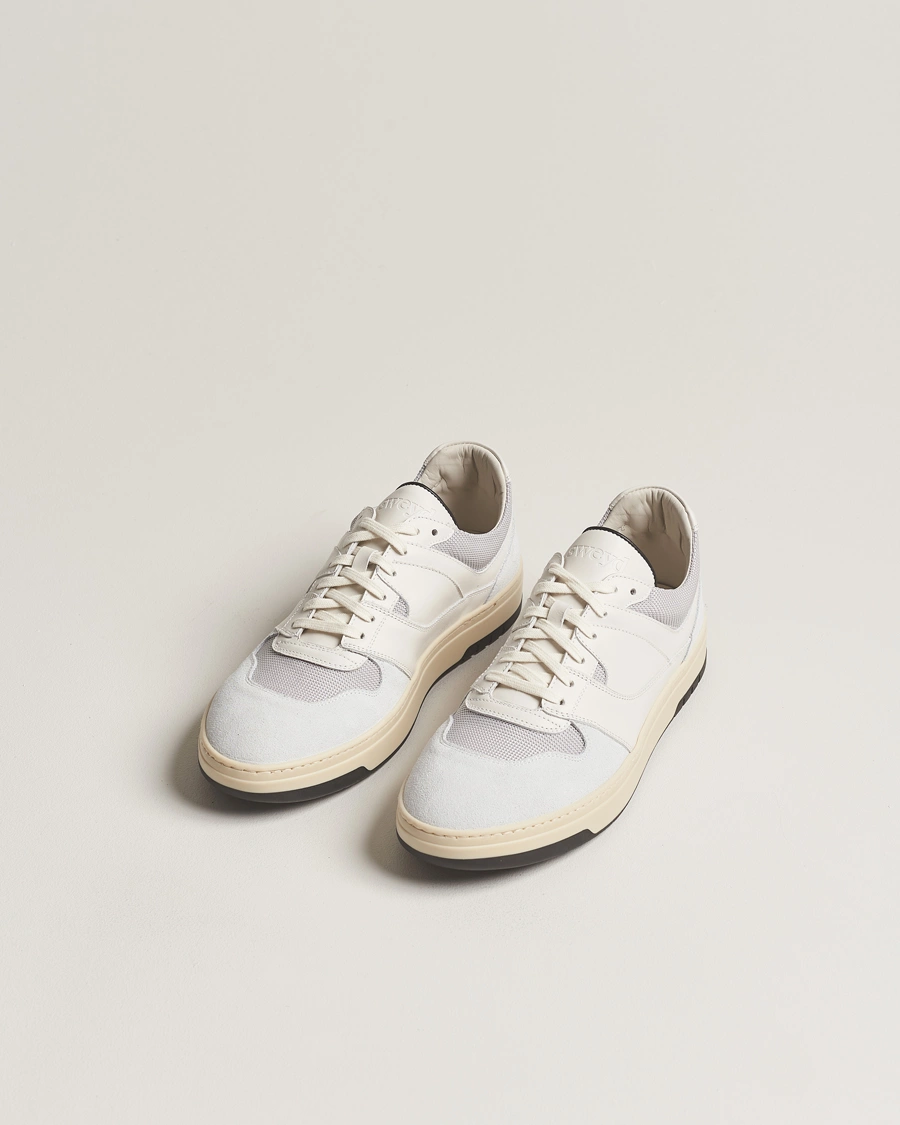 Herre |  | Sweyd | Net Suede/Leather Sneaker White/Grey