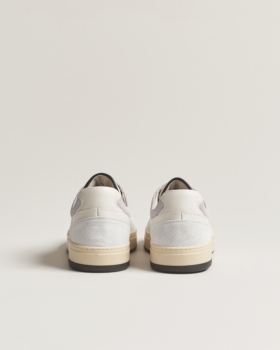 Herre | Sweyd Net Suede/Leather Sneaker White/Grey | Sweyd | Net Suede/Leather Sneaker White/Grey
