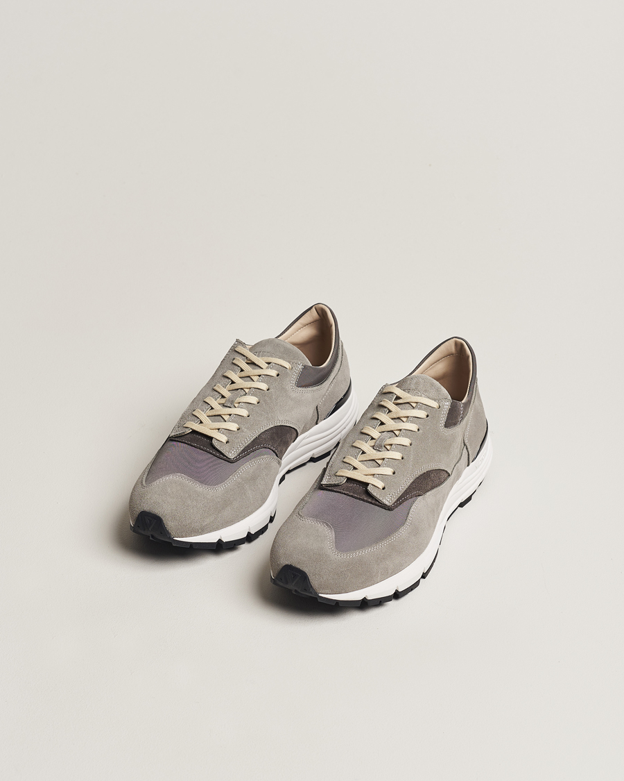 Herre | Sko i mokka | Sweyd | Way Suede Running Sneaker Grey