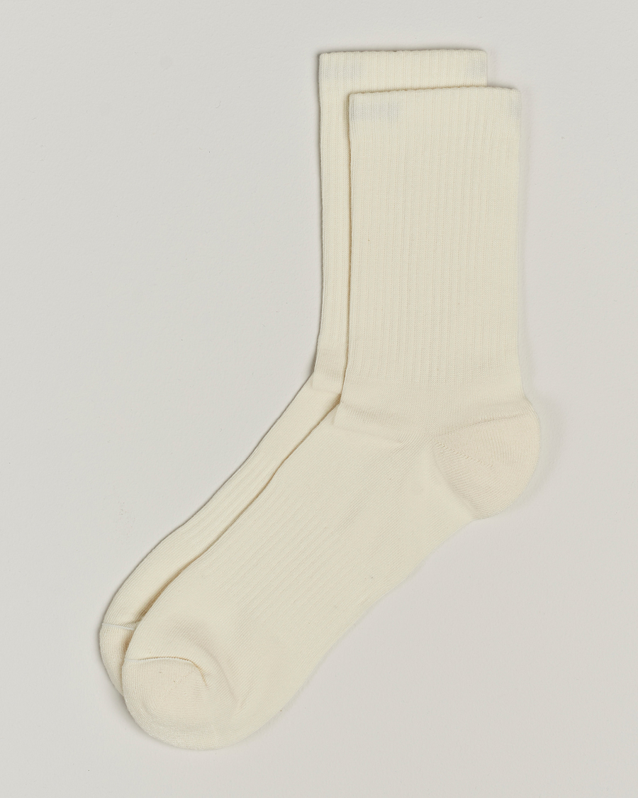 Herre | Undertøy | Sweyd | Crew Cotton Socks White