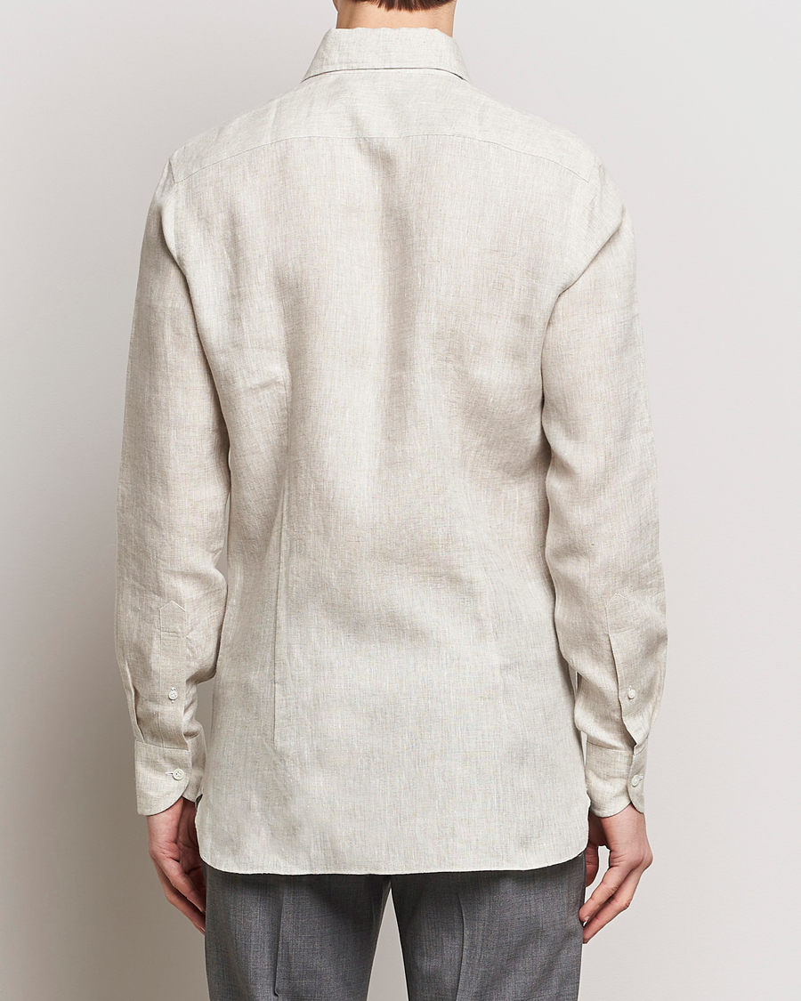 Herre | Skjorter | 100Hands | Linen Shirt Oatmeal