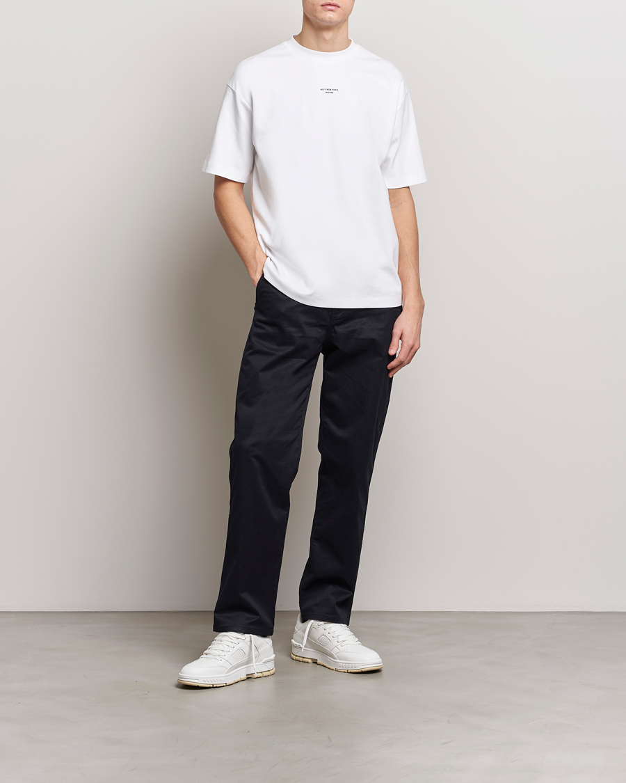 Herre | T-Shirts | Drôle de Monsieur | Classic NFPM T-Shirt White