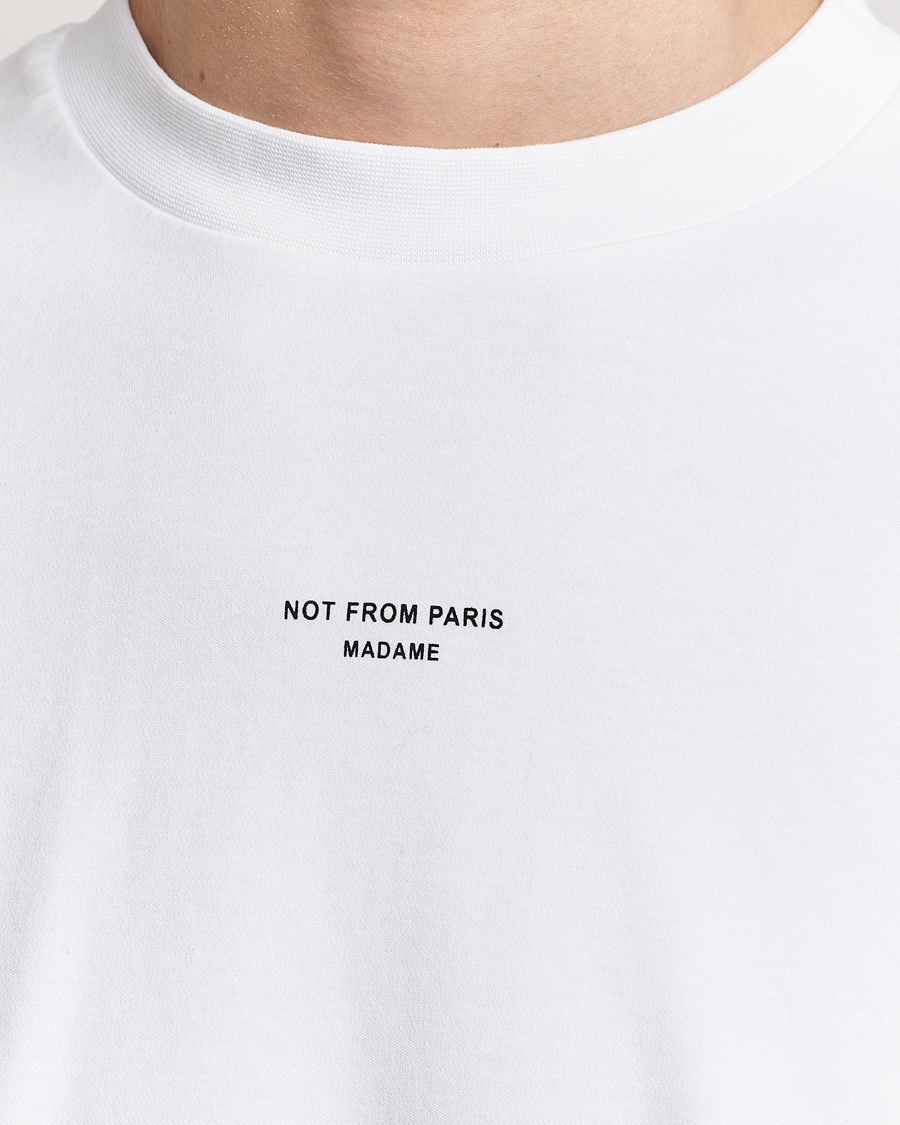 Herre | T-Shirts | Drôle de Monsieur | Classic NFPM T-Shirt White