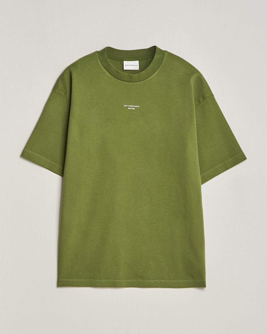 Herre | T-Shirts | Drôle de Monsieur | Classic NFPM T-Shirt Khaki